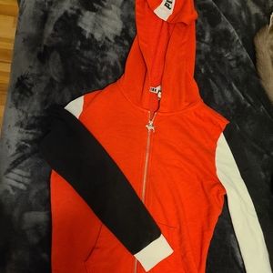 Size small Pink zip up hoodie